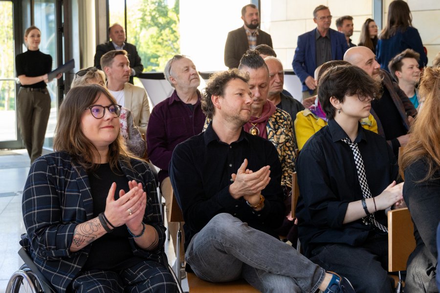 Nominowani w kategorii „Animacja kultury”: Paulina Pohl i Kryspin Pluta
