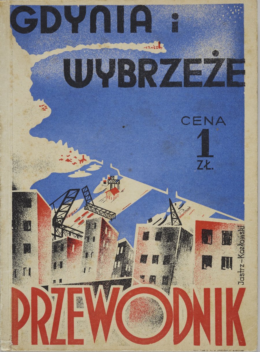 Gdynia i Wybrzeże. Przewodnik, proj. Jastrzębiec-Kozłowski, Gdynia 1933, JS