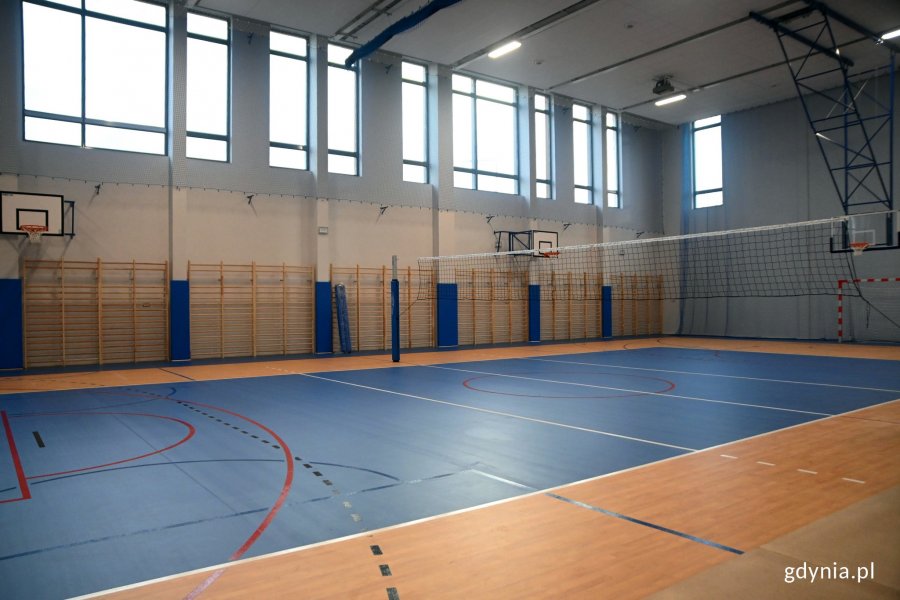 Nowa sala gimnastyczna // fot. Magdalena Czernek