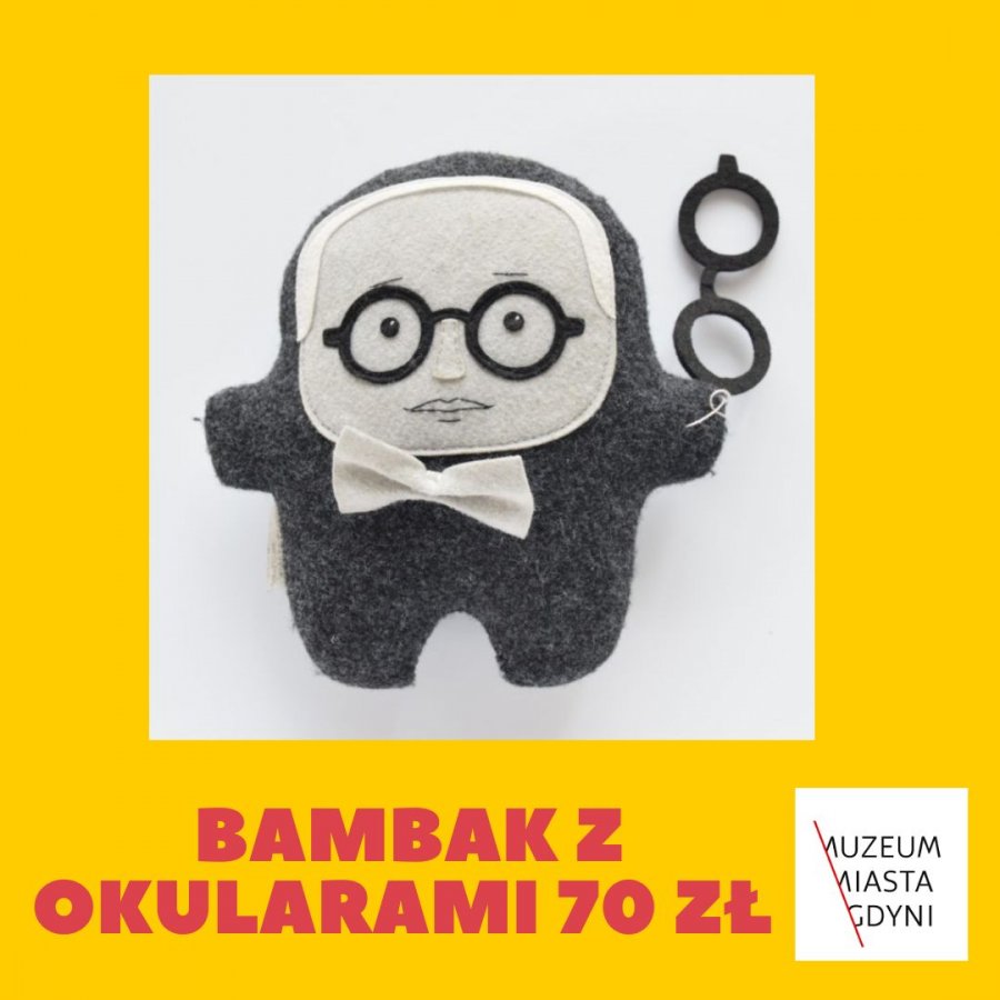 Ręcznie szyty Bambak z okularami