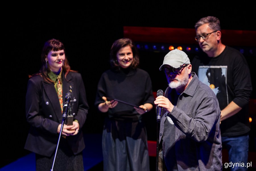 Wojciech Smarzowski. Młoda Gala 50. Festiwalu Polskich Filmów Fabularnych w Gdyni na Scenie Nowej w Teatrze Muzycznym (fot. Karol Stańczak)