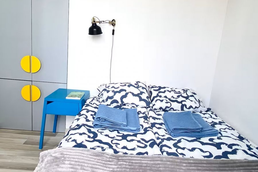 Sypialnia w obiekcie Mewa Gdynia