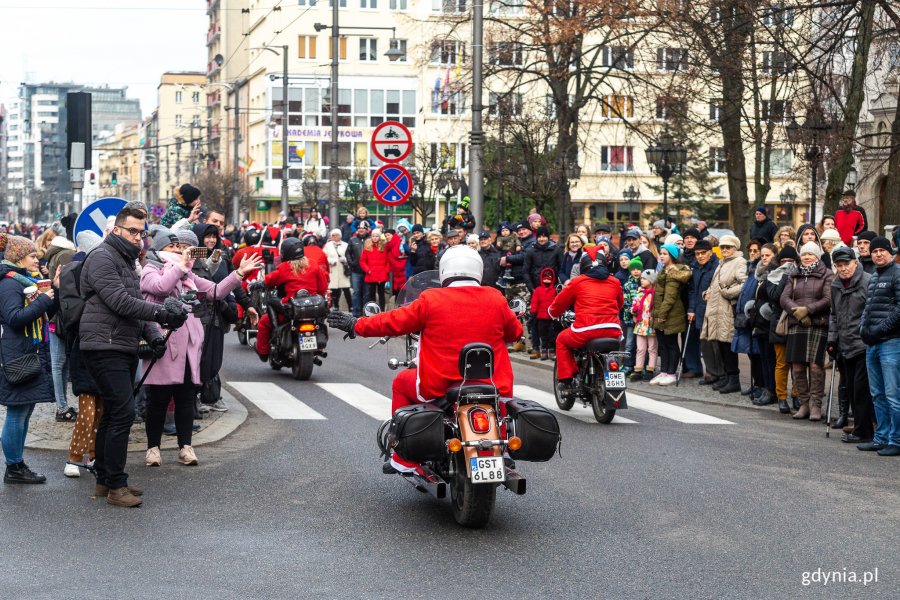 Mikołaje na Motocyklach w Gdyni, fot. Piotr Żagiell