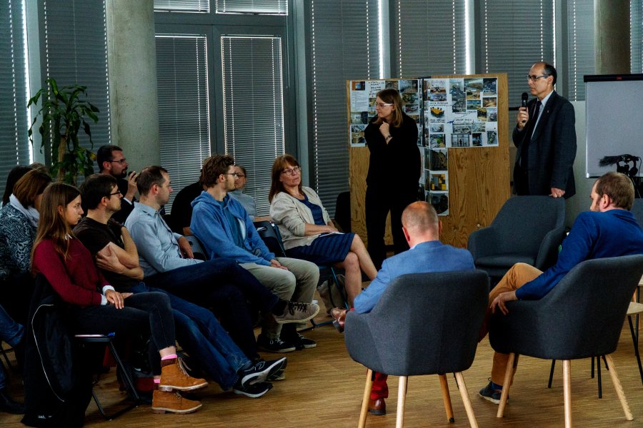 Debata o klimacie w UbranLabie / fot. Aleksander Trafas, Laboratorium Innowacji Społecznych