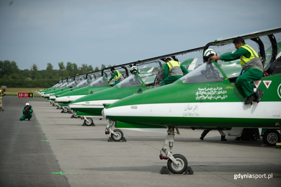 Drugi dzień LOTOS Gdynia Aerobaltic 2019 na gdyńskim lotnisku, fot. gdyniasport.pl