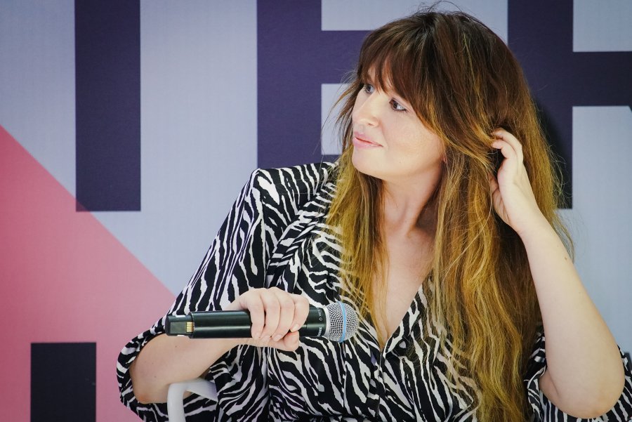 Anna Gacek na Festiwalu Miasto Słowa // fot. Anna Rezulak