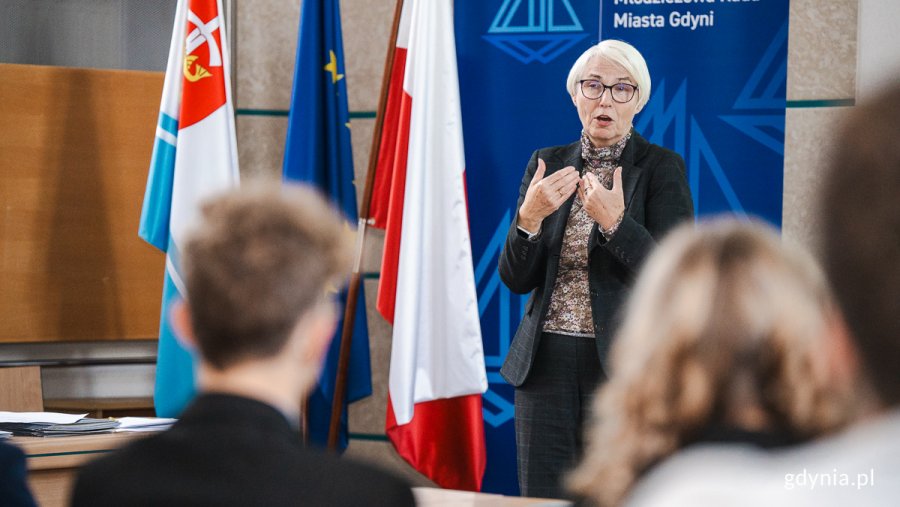 Przewodnicząca Rady Miasta Gdyni Joanna Zielińska / fot. Mateusz Dietrich 