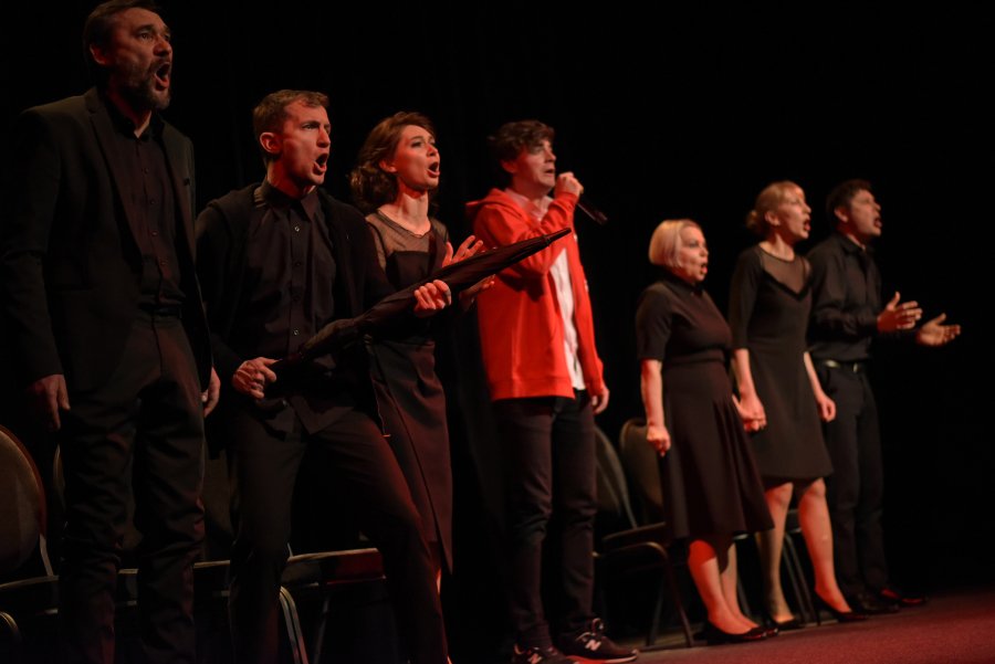 W Teatrze Miejskim w Gdyni trwają przygotowania do prapremiery „Polskich rymowanek albo ceremonii” Andrzeja Błażewicza // fot. Roman Jocher