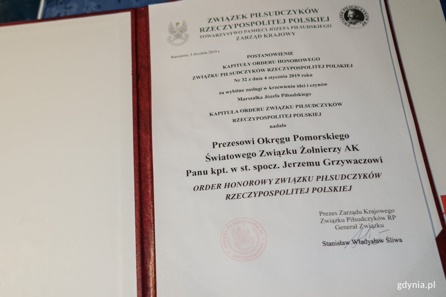 Urodziny Jerzego Grzywacza na pokładzie ORP "Błyskawica", fot. Dawid Linkowski