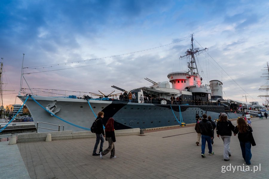 ORP &bdquo;Błyskawica" (fot. Paweł Budziński)