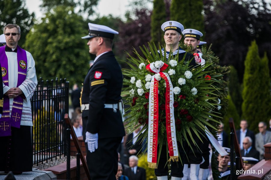 Ceremonia pożegnania admirała floty Ryszarda Łukasika, fot. Karol Stańczak 