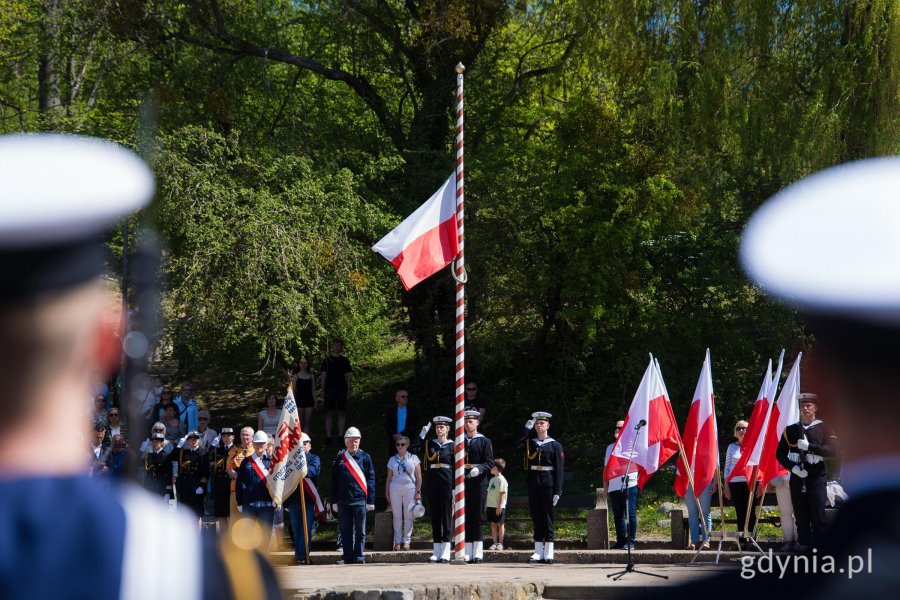 Uroczystości pod Pomnikiem Konstytucji 3 Maja