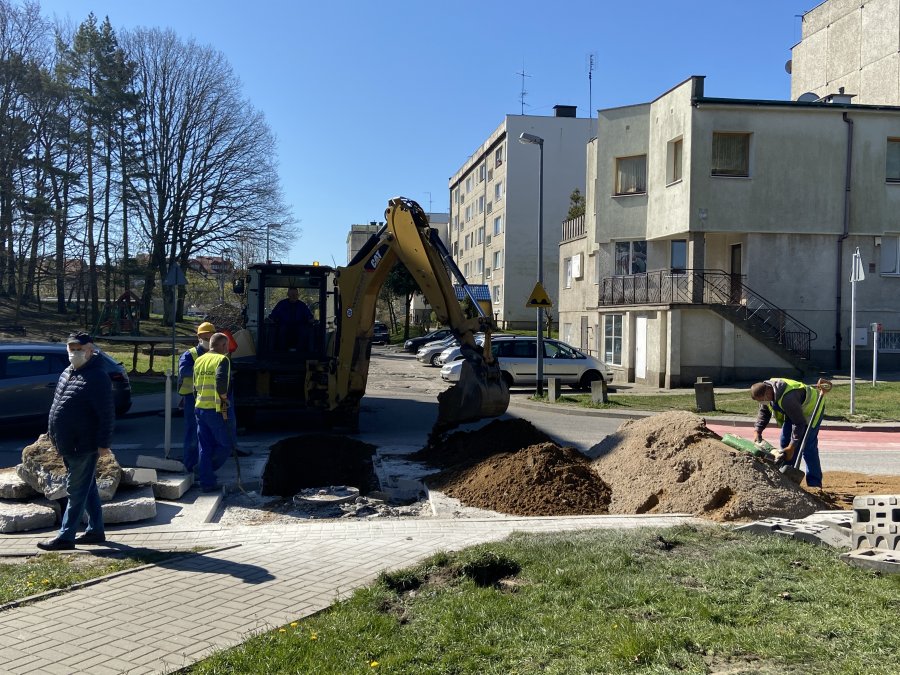 Dziś rozpoczął się remont kanalizacji deszczowej // fot. ZDiZ