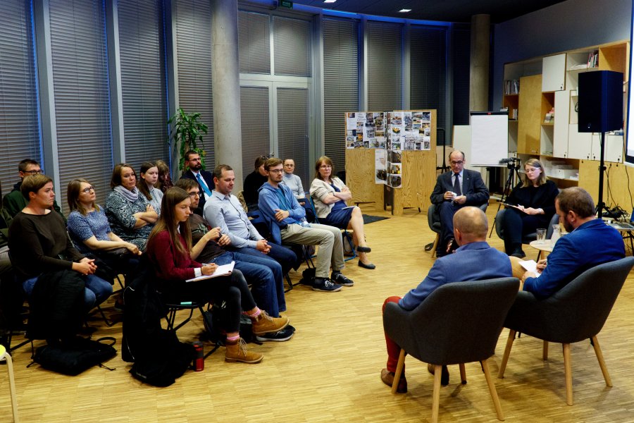 Debata o klimacie w UbranLabie / fot. Aleksander Trafas, Laboratorium Innowacji Społecznych