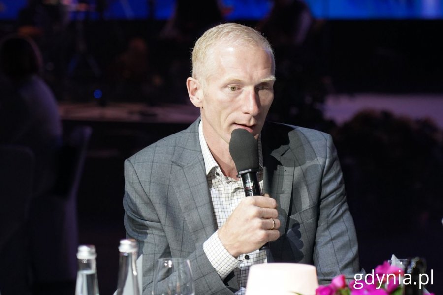 Gościem specjalnym był Karol Bielecki, piłkarz ręczny (fot. Magdalena Starnawska)
