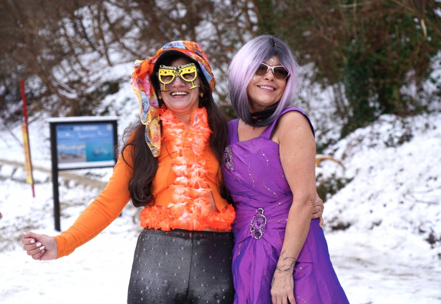 Kąpiel noworoczna gdyńskich mors&oacute;w (fot. Aneta Marczak)