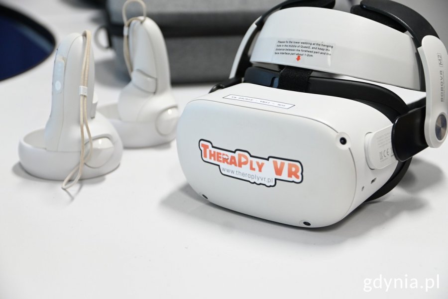 Urządzenie VR z aplikacją do relaksacji