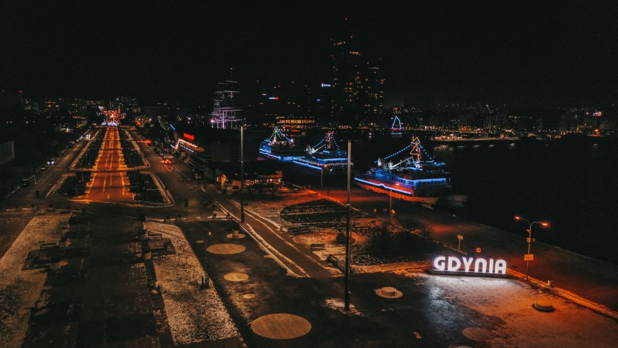 iluminacje świąteczne w Gdyni // fot. M. Mielewski