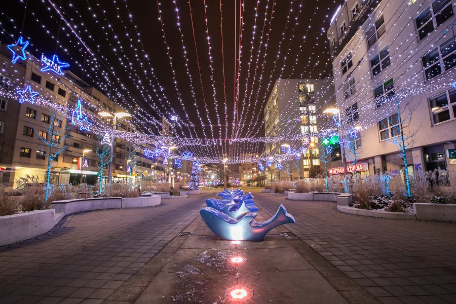 Zimowy plac Kaszubski, fot. Karol Stańczak