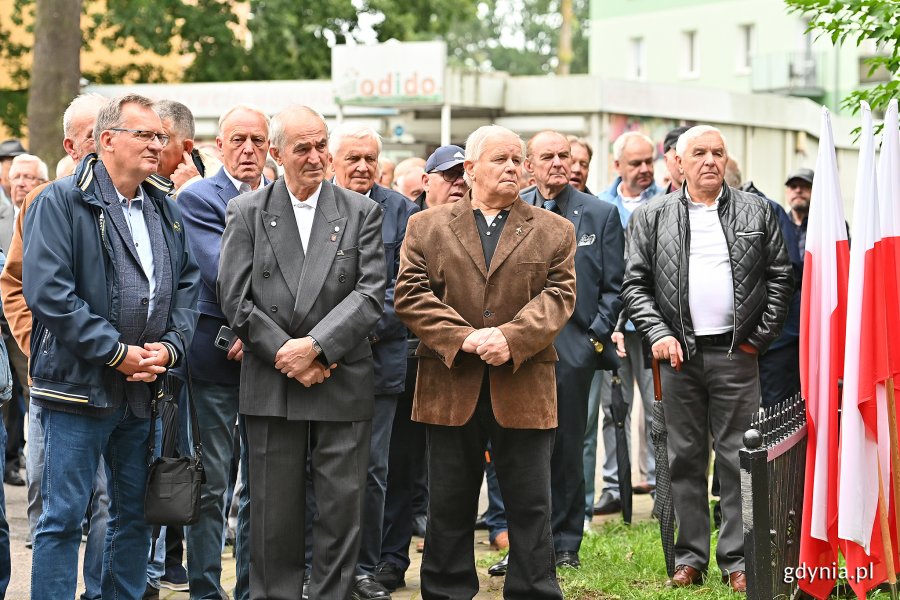 Jubileuszowe obchody przy symbolicznym obelisku i umieszczonym na cokole samolocie TS-8 Bies w Babich Dołach, fot. Michał Puszczewicz