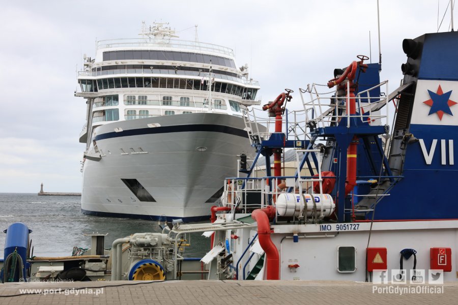 Viking Sea w Gdyni / fot. Tadeusz Urbaniak Port Gdynia