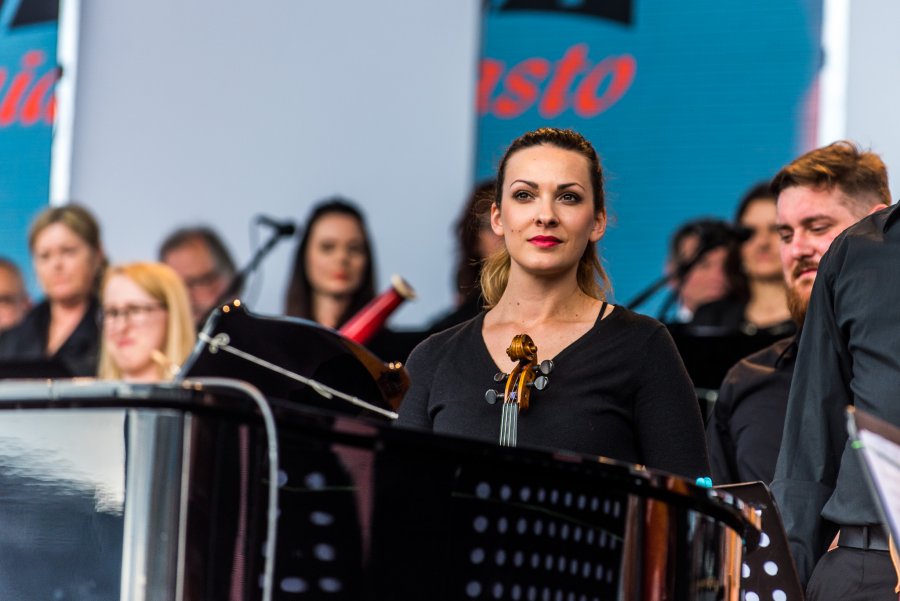 Koncert upamiętniający 30.rocznicę wizyty Jana Pawła II w Gdyni. //fot. Dawid Linkowski