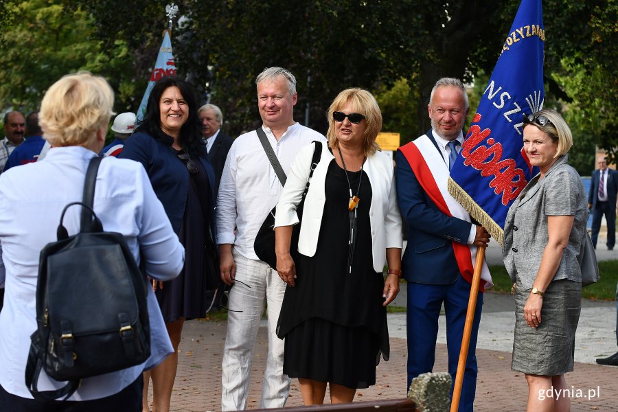 Sobotnie uroczystości pod pomnikiem, fot. Michał Puszczewicz