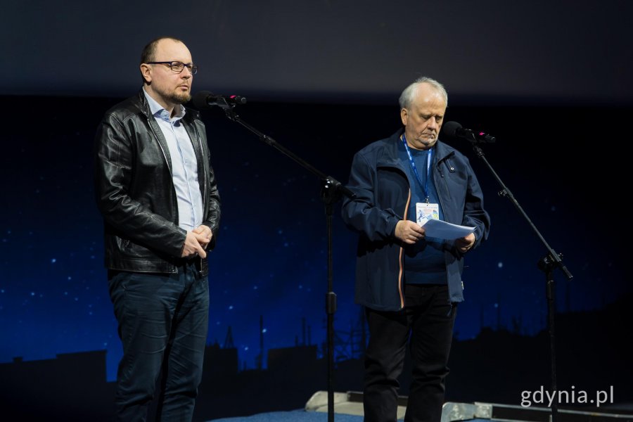 Na zdjęciu (od lewej): dyrektor zarządzający ds. kultury i aktywności mieszkańc&oacute;w Mariusz Bzdęga, organizator i pomysłodawca wydarzenia Janusz Janowski (fot. Paweł Budziński)