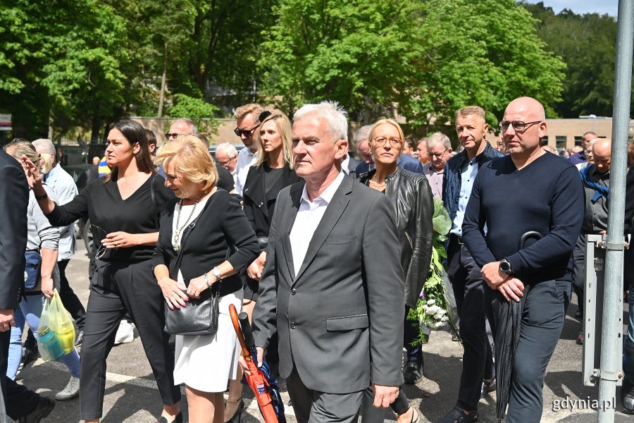 Uroczystości pogrzebowe Janusza Kupcewicza w Gdyni-Witominie, fot. Michał Puszczewicz