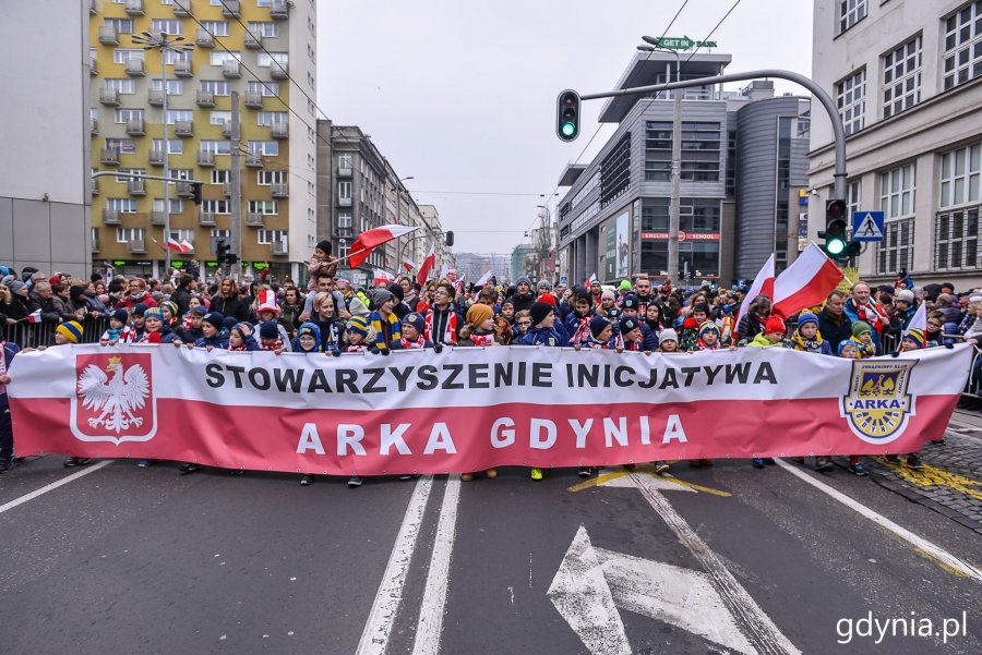 Gdynia uczciła stulecie polskiej niepodległości // fot. Przemysław Świderski