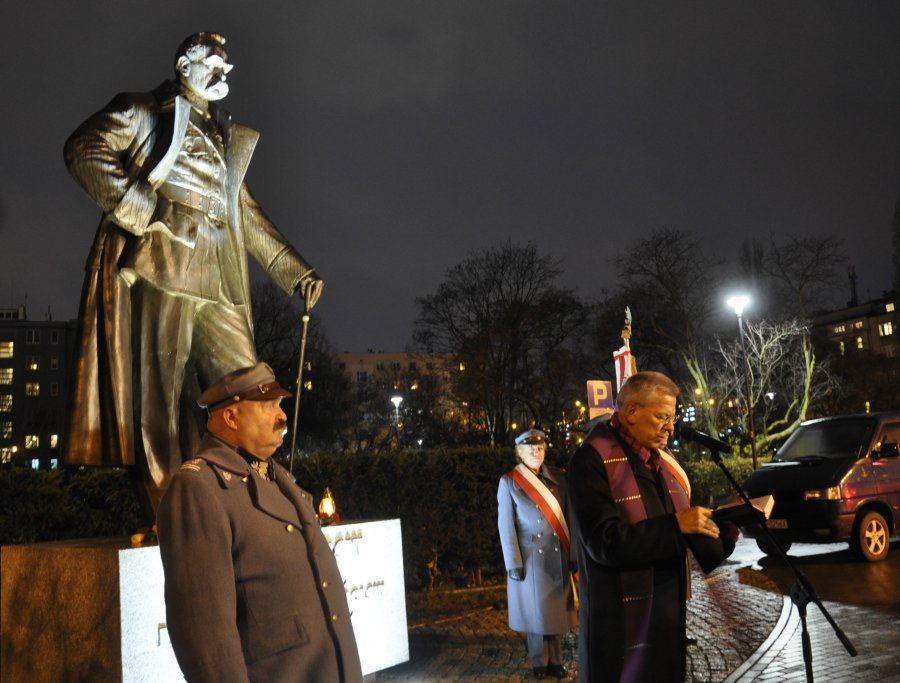 Uroczystość z okazji 150. rocznicy urodzin Piłsudskiego // fot. Magdalena Czernek