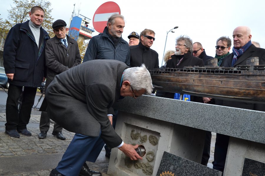 Uroczystość odsłonięcia makiety M/s „Batory”