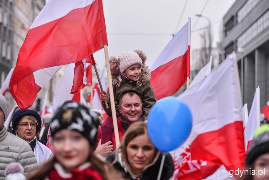 Gdynia uczciła stulecie polskiej niepodległości // fot. Przemysław Świderski