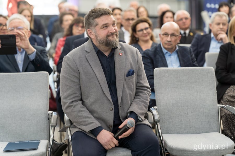 Na zdjęciu: Tadeusz Szemiot, przewodniczący Rady Miasta oraz Komitetu Honorowego Obchodów 100-lecia Gdyni (fot. Paweł Budziński)