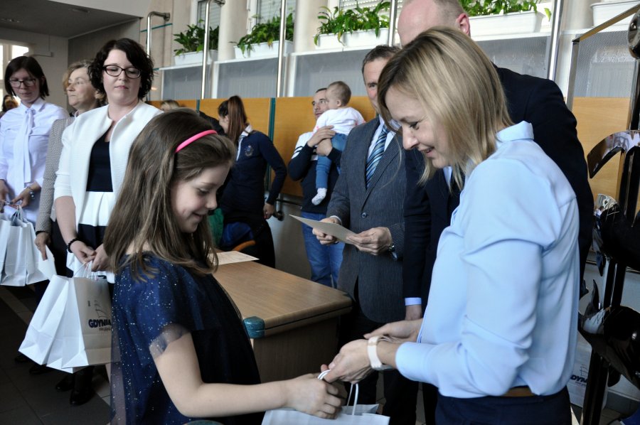 Wręczenie nagród uczestnikom konkursu / fot. Dorota Nelke