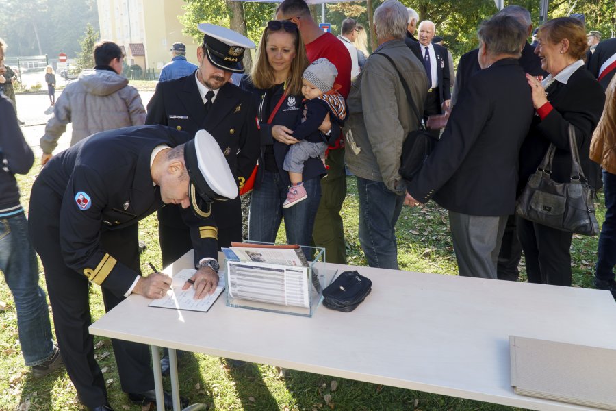 Powitanie samolotu TS - 8 Bies na Babich Dołach