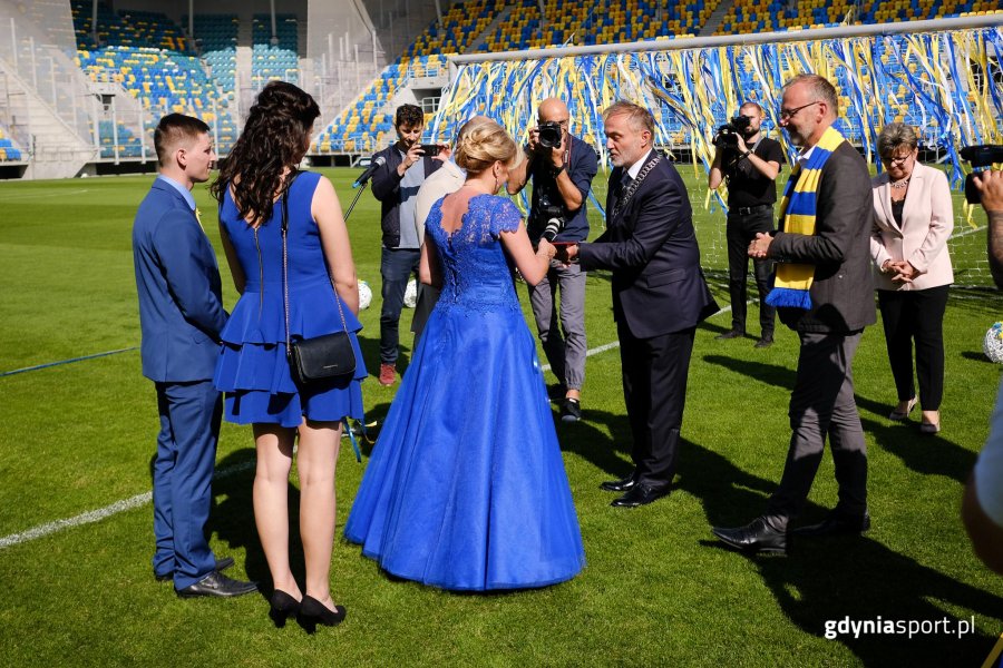 Ślub na Stadionie Miejskim / fot. Dawid Linkowski
