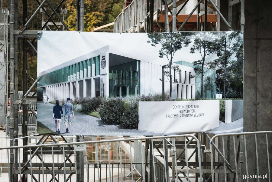 Ceremonia wmurowania kamienia węgielnego pod Akademickie Centrum Technologii Podwodnych na gdyńskim Oksywiu, fot. Kamil Złoch