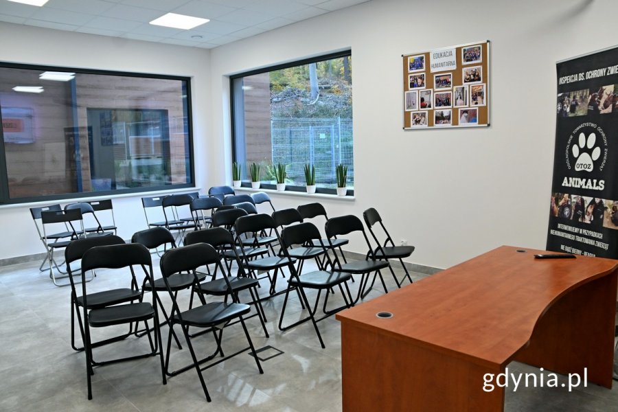 Sala edukacyjna w nowym budynku biurowo-administracyjnego w „Ciapkowie”
