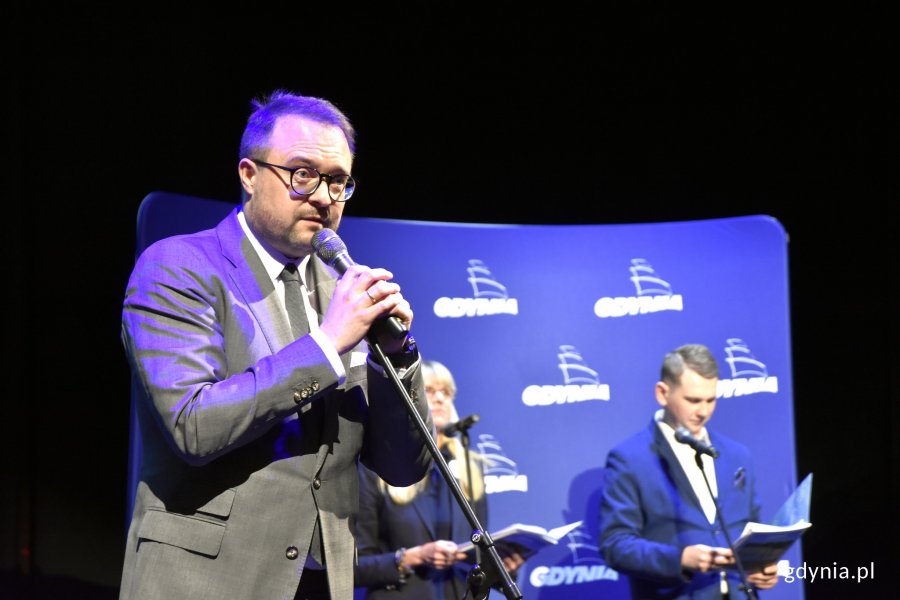 Uczestników spotkania powitał wiceprezydent Gdyni Marek Łucyk /fot. Paweł Kukla