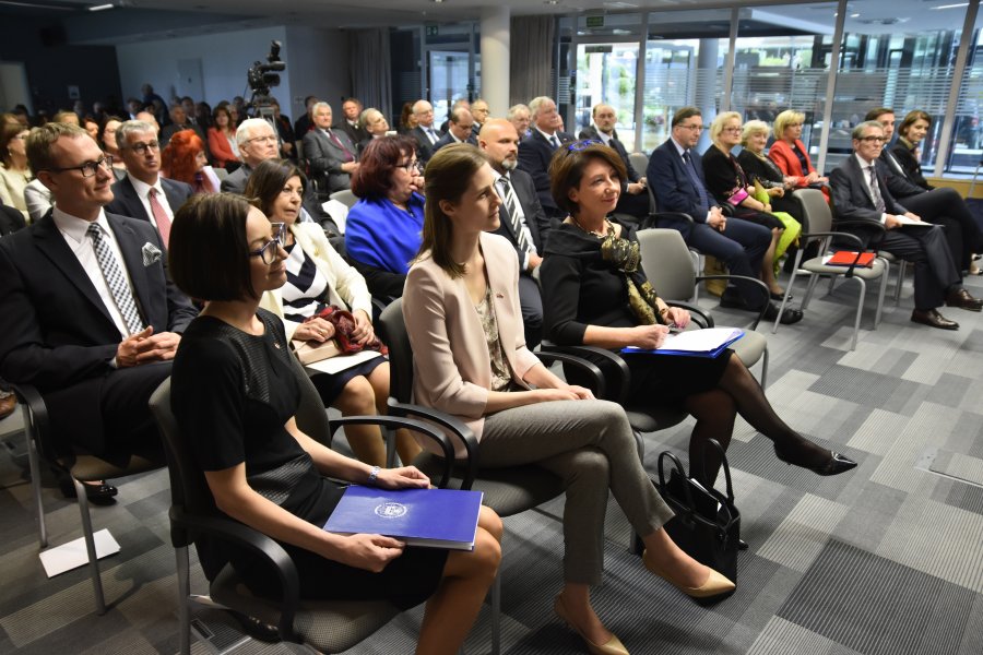 Uroczystość zakończenia misji konsularnej i przejęcia obowiązków odbyła się 9 maja w siedzibie norweskiej firmy DNV GL w Gdyni. Na zdjęciu: Weronika Haustein, nowa konsul honorowa  // fot. Sławomir Okoń