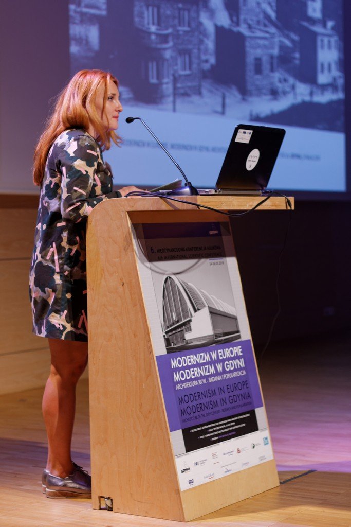 Weronika Szerle - 6. konferencja "Modernizm w Europie - modernizm w Gdyni" / fot. Alina Limańska-Michalska