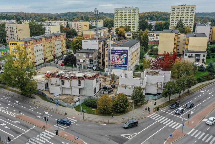 Budowa Przystani Widna 2 na Witominie. 6 października 2021. // fot. Karolina Misztal-Swiderska