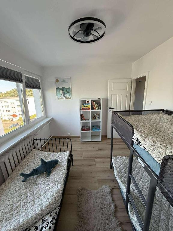 Przystań Ikara widok na jeden z pokoi