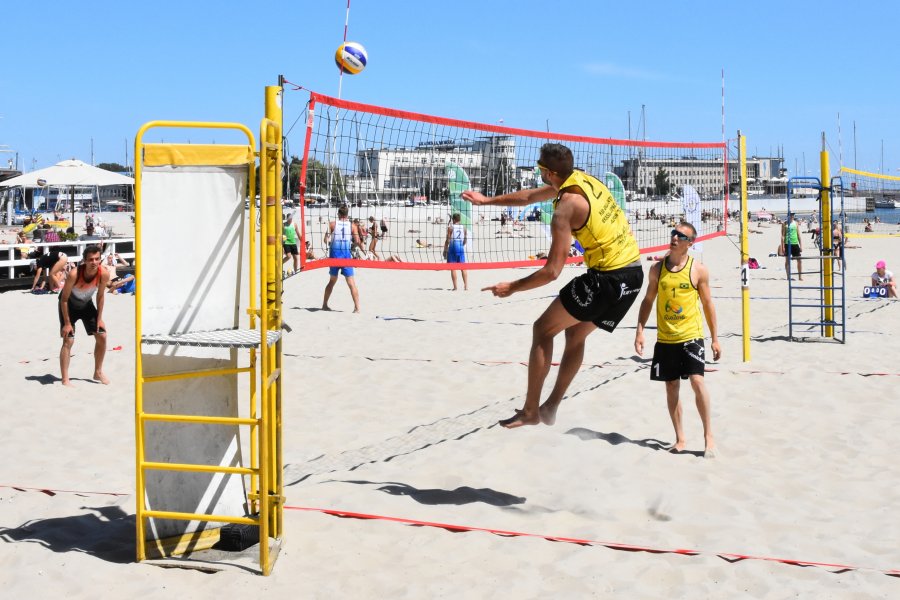 Akademickie Mistrzostwa Polski w Siatkówce Plażowej na gdyńskiej plaży / fot. Dorota Nelke