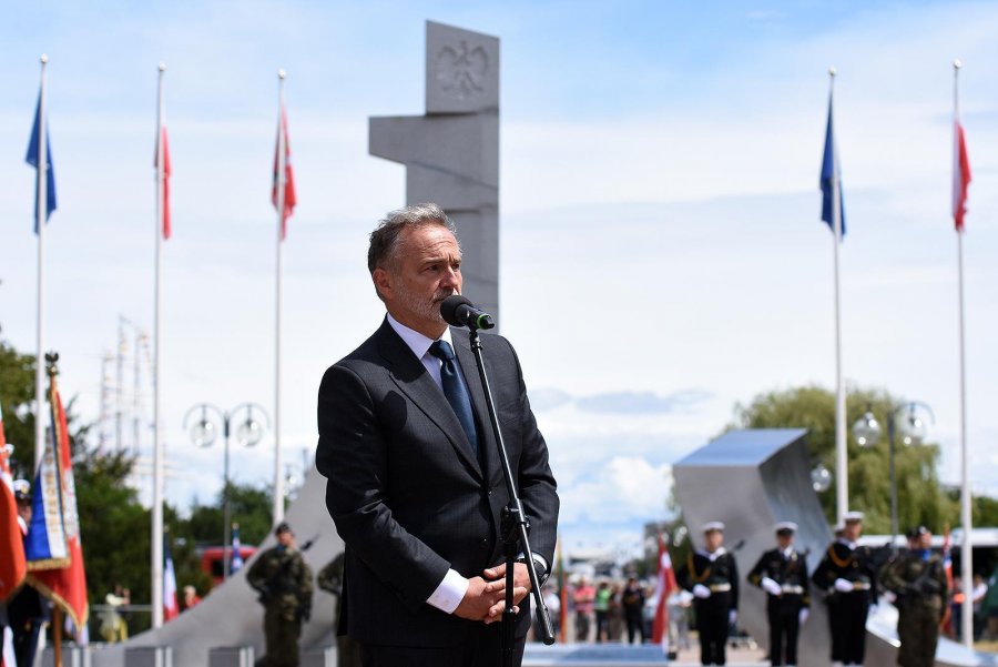 Uroczyste odsłonięcie pomnika Polski Morskiej // fot. Michał Puszczewicz