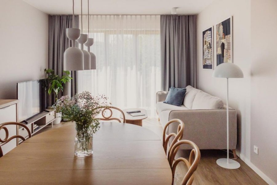 Jeden z apartament&oacute;w w obiekcie Green Hill Gdynia Orłowo A