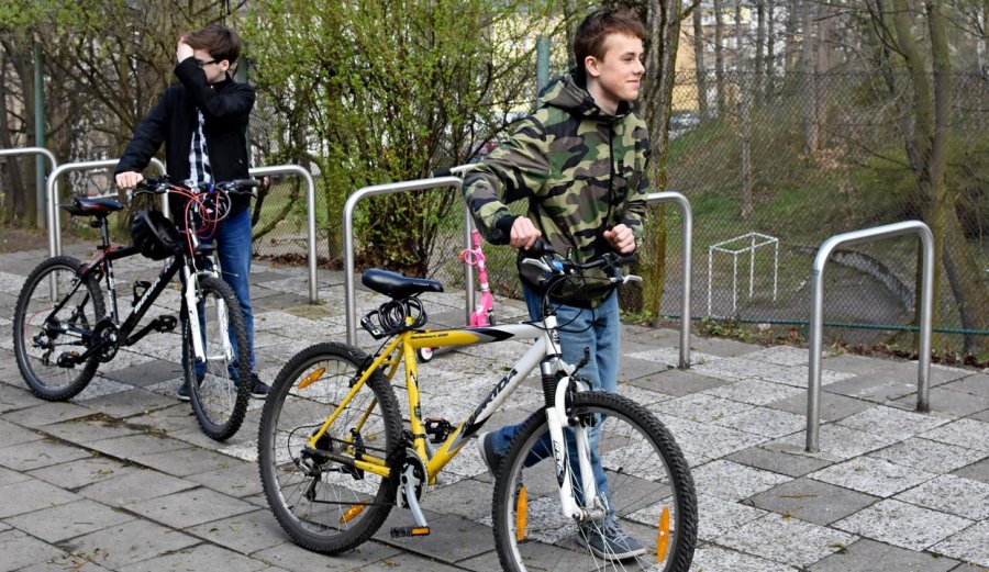 Kampania „Rowerowy Maj” rozpoczyna się w Gdyni od lekcji bezpiecznej jazdy po miejskiej przestrzeni, fot. Kamil Złoch