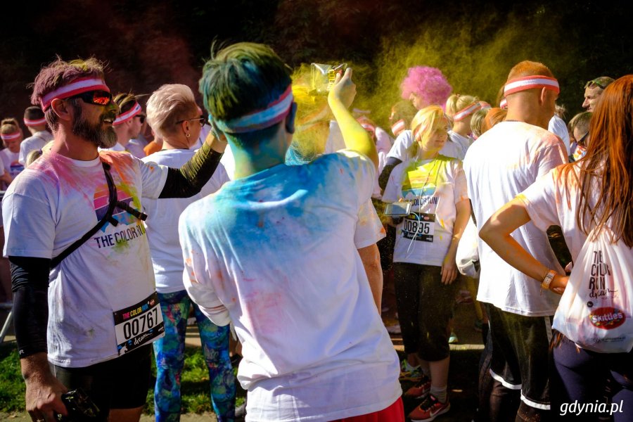 Bieg The Color Run w Gdyni, 16.09.2017 // fot. Dawid Linkowski