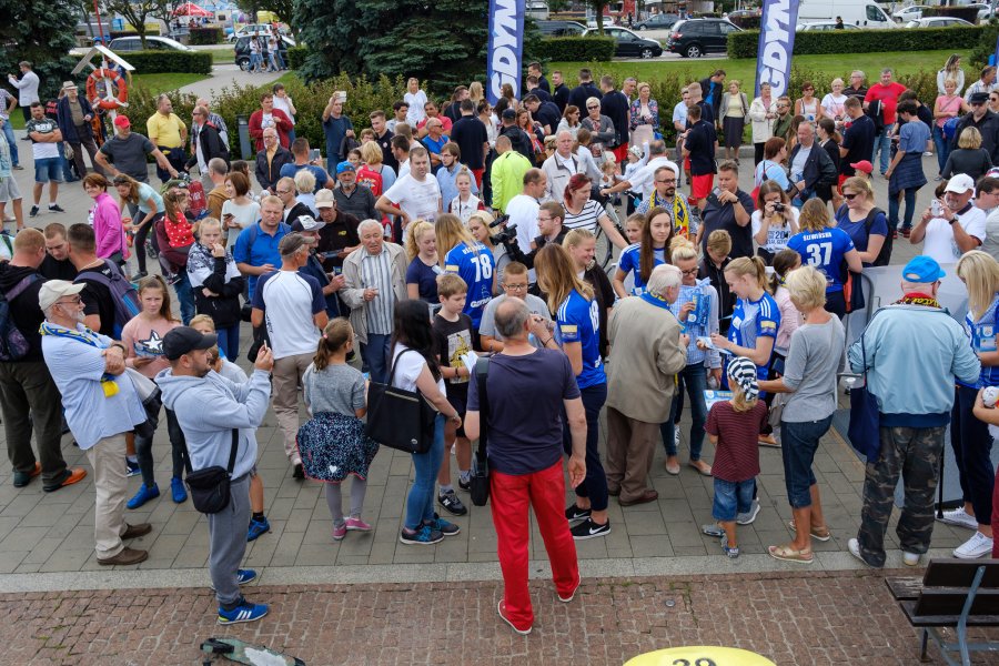 Prezentacja zespołów Vistal Gdynia i Spójnia Gdynia / fot. D. Linkowski